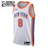 Barn New York Knicks Tröja Og Anunoby Nike 2024-25 City Edition Vit Swingman
